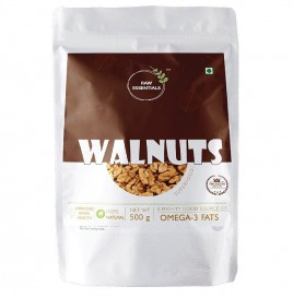 Raw Essentials Walnuts   Pack  500 grams